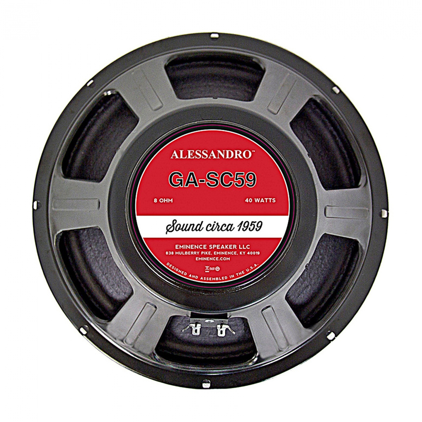 Eminence George Alessandro Signature GA-SC59 - 12 inch  8 Ohm Guitar Speaker 