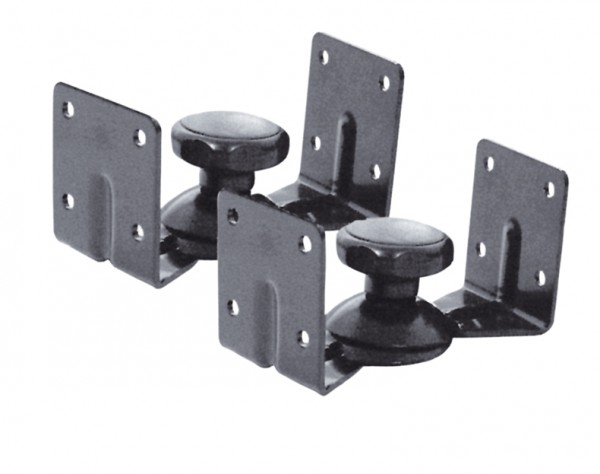 SoundLab Black Knuckle Type Swivel Speaker Wall Brackets