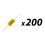 200 Pack of Crossover Capacitor Metallised Polypropylene 0.47uF